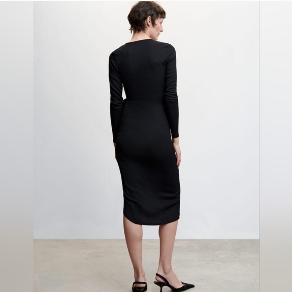 MANGO Faix wrap dress - Picture 4 of 5